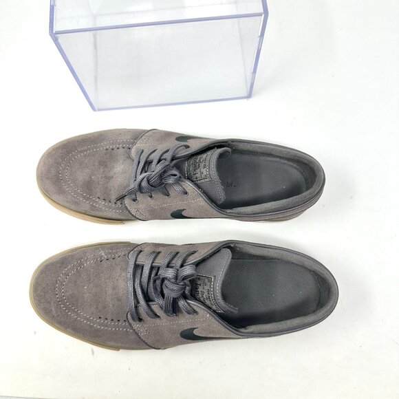 NIKE SB Zoom Stefan Janoski Shoe Men Size 10 Gray Suede Gum Sole 333824-018 - Picture 10 of 10